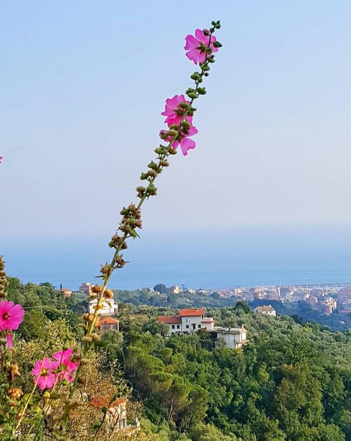 La Vivagna - Casa Vista Mare Tra Gli Ulivi Villa Leivi Exterior photo
